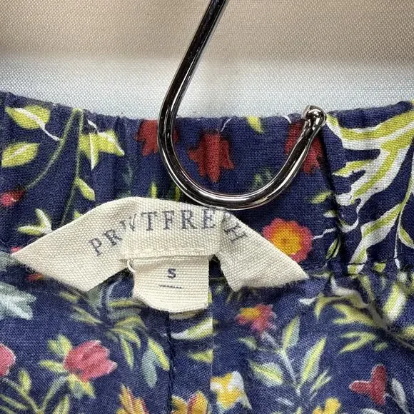 Printfresh Unicorn Garden Print Short Sleeve Organic Cotton Pajama Set Size S - Picture 15 of 15